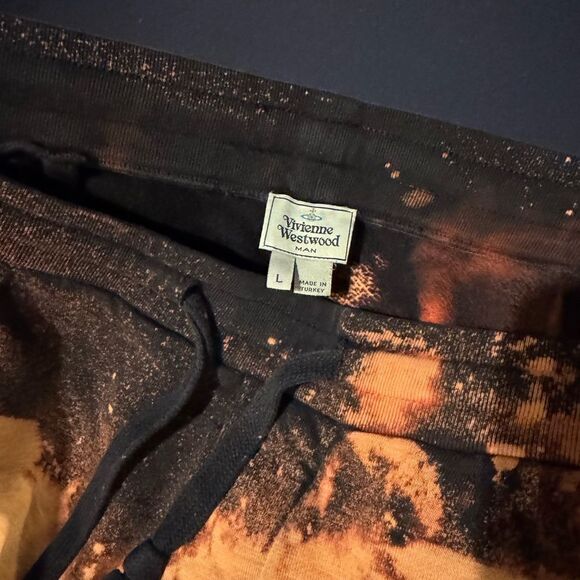 Vivienne Westwood Man Bleach Tye-Dye Joggers/Sweatpants - L - Picture 3 of 7